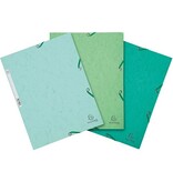 Exacompta Exacompta elastomap uit karton, ft A4, 3 kleppen, set van 3 stuks in 3 tinten groen (Natuur)