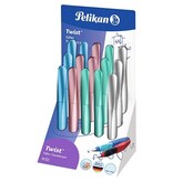 Pelikan Twist vulpen P/R457D/15, assorti, display van 15st.