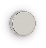Maul MAUL neodymium schijfmagneet, ft 12 x 5 mm, trekkracht 4 kg, zilver, blister van 4 stuks