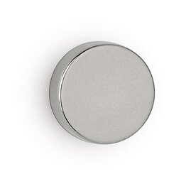 Maul MAUL neodymium schijfmagneet, ft 15 x 5 mm, trekkracht 4,5 kg, zilver, blister van 4 stuks