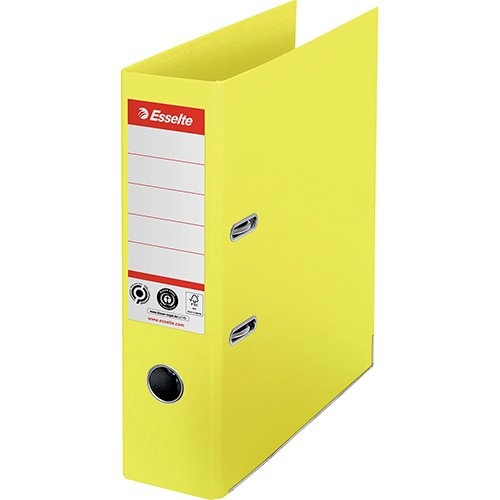 Esselte Esselte No.1 ordner, A4, rug 7,5 cm, geel