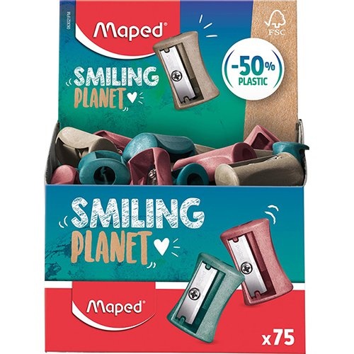 Maped Maped Smiling Planet potloodslijper Vivo, display van 75st.