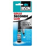 Bison Bison secondelijm Control Vloeibaar, tube van 5 g, op blister