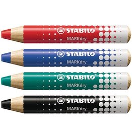 Stabilo Stabilo MARKdry potlood voor whiteboards, etui van 4st.