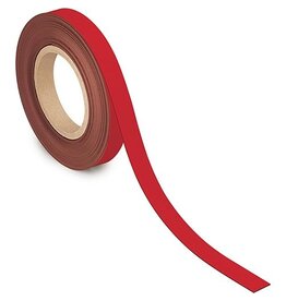 Maul MAUL magnetisch etiketband beschrijf, 10mtx20mm, rood