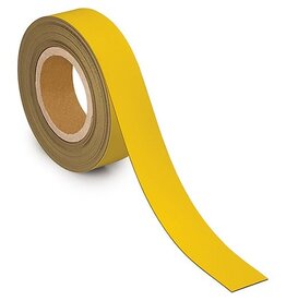 Maul MAUL magnetisch etiketband beschrijf, 10mtx40mm, geel