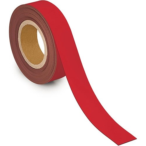 Maul MAUL magnetisch etiketband beschrijf, 10mtx40mm, rood