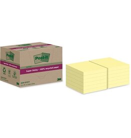 Post-It Super Sticky Ss Recyc 70V 76X76 Gl X12 [1st]