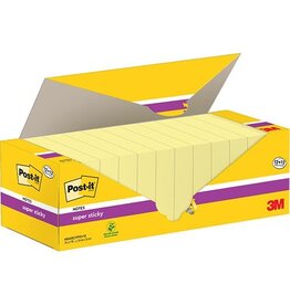 Post-It Super Sticky Post-it super Sticky notes, 90 vel, 76 x 76 mm geel