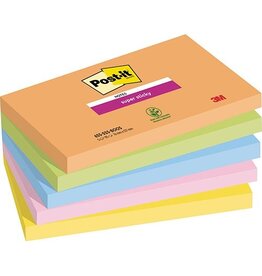 Post-It Super Sticky Post-it Super Sticky notes Boost, 90 vel, 76 x 127 mm