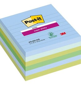 Post-It Super Sticky Ss Xl 90V 101X101 L Oasis 6X [1st]