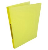 Alpha ringmap, voor ft A4, uit PP, 2 ringen van 16 mm, geel