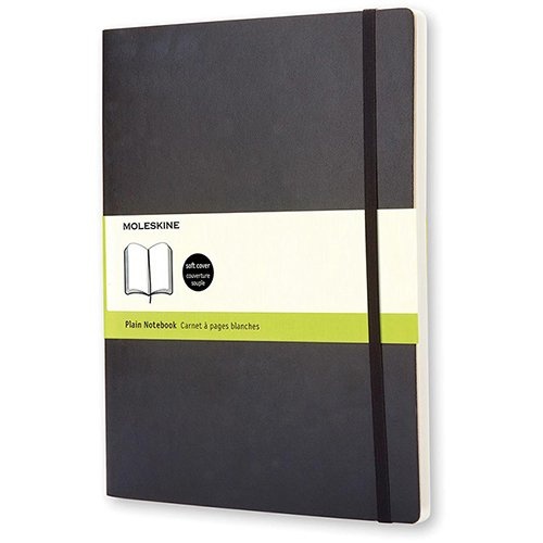 Moleskine Moleskine notitieboek, 19 x 25 cm, effen, zwart