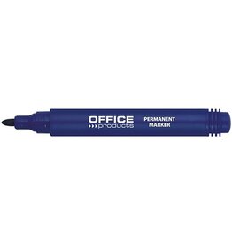 Office Products Office Products permanent marker 1-3 mm, rond, blauw [12st]