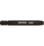 Office Products OFFICE products permanent marker 1-3 mm, rond, zwart