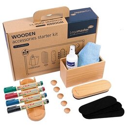 Legamaster Lega Whiteboard Kit Wooden [1st]