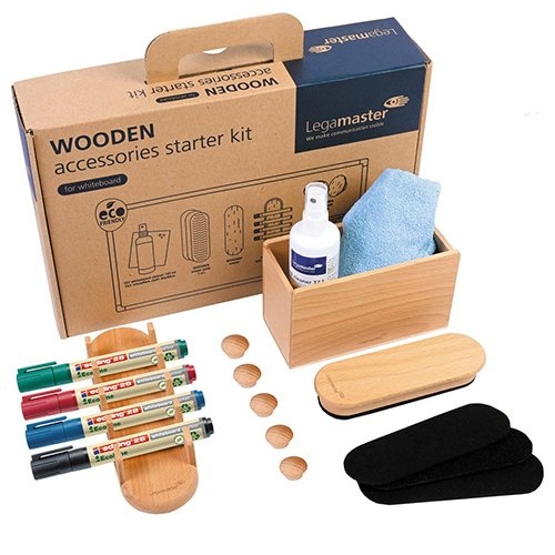 Legamaster Legamaster WOODEN starterkit voor whiteboards, doos