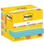 Post-It Notes Post-It Notes Poptimistic, 100 vel, ft 38 x 51 mm, pak van 12 blokken
