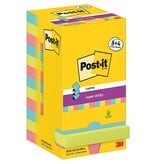 Post-It Super Sticky Post-It Super Sticky Z-Notes Cosmic, 90 vel, ft 76 x 76 mm, 8 + 4 GRATIS