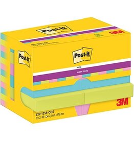 Post-It Super Sticky Post-It Super Sticky Notes Cosmic, 90 vel, 47,6 x 47,6 mm