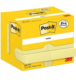 Post-It Notes Post-It 100V 38X51 Gl 8+4 [1st]