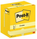 Post-It Z-Notes Post-It Z-Notes , 100 vel, ft 76 x 127 mm, geel, 12 blokken