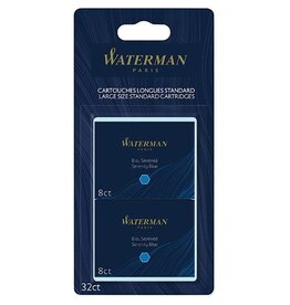 Waterman Wm Inktpatroon Long 32X Bl Ser [1st]