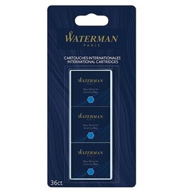 Waterman Waterman inktpatronen Standard, blauw (Serenity) 36st.