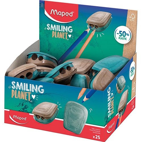 Maped Maped Smiling Planet potloodslijper Pulse, 2-gaats, 25st.