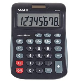 Maul MAUL bureaurekenmachine MJ 550, junior, zwart