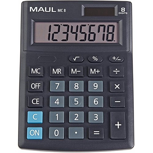 Maul MAUL bureaurekenmachine MC 8, zwart