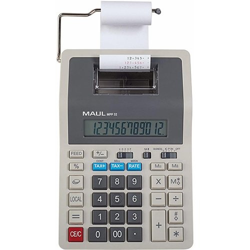 Maul MAUL bureaurekenmachine met telrol MPP 32