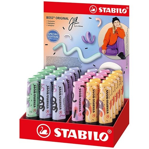 Stabilo STABILO BOSS markeerstift by Ju Schnee, display van 30 stuks