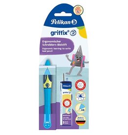 Pelikan Pelikan Griffix vulpotlood, op blister, voor linkshandigen, blauw - groen