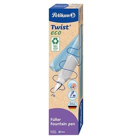 Pelikan Twist vulpen Eco, met vulling, blauw