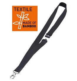 Durable Durable textielkoord 20 ECO met karabijnhaak, zwart, 10st.