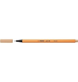 Stabilo STABILO point 88 fineliner, beige [10st]