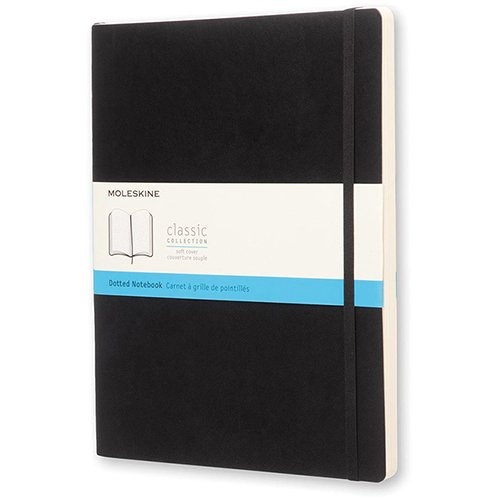 Moleskine Moleskine notitieboek, 19 x 25 cm, puntraster, zwart