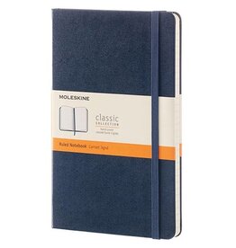 Moleskine Moleskine notitieboek, ft 13 x 21 cm, gelijnd, harde cover, 240 blad, saffier
