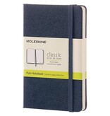 Moleskine Moleskine notitieboek, 9 x 14 cm, effen, 192 blad, saffier