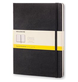 Moleskine Moleskine notitieboek, 19 x 25 cm, geruit, 192 blad, zwart