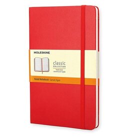 Moleskine Moleskine notitieboek, ft 13 x 21 cm, gelijnd, harde cover, 240 blad, rood