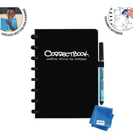Correctbook Correctbook A5 Original: uitwisbaar / herbruikbaar zwart