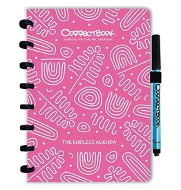 Correctbook Correctbook Endless Agenda A5, uitwisbaar / herbruikbaar, Blossom Pink (roze)