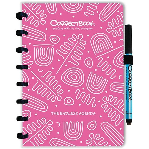 Correctbook Correctbook Endless Agenda A5, Blossom Pink (roze)