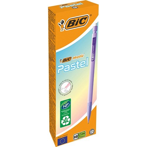 Bic BicMatic pastel vulpotlood — levering per 12