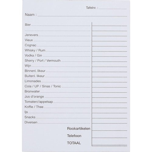 Merkloos Consumptiebonnen