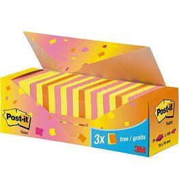 Post-It Super Sticky Ss Notes 90V 76X76 Ass D21+3 [1st]