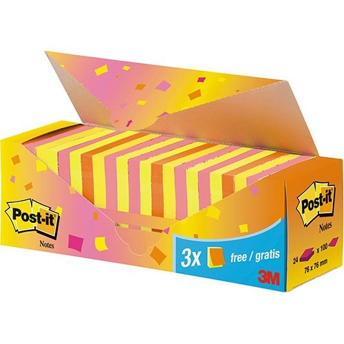 Post-It Super Sticky Post-it Gekleurde Notes Voordeelpak