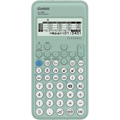 Casio Casio wetenschappelijke rekenmachine FX92B Secondaire
